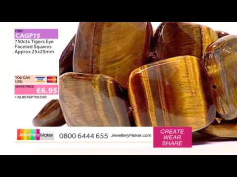 JewelleryMaker LIVE AM 15/01/2014 [How to make Beaded Genuine Gemstone Jewellery]