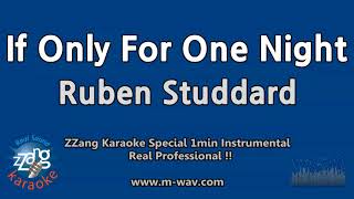 Ruben Studdard-If Only For One Night (1 Minute Instrumental) [ZZang KARAOKE]