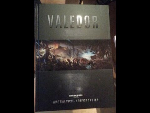 WH40k Apocalypse-Kriegsgebiete: Valedor durchgeblättert