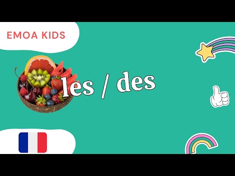 French grammar for kids - LES / DES (plural)
