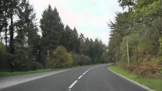 preview picture of video 'Driving On The D33 Between Plougonver & Belle-Isle-en-Terre, Brittany, France 30th October 2011'