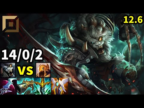 Rengar Top vs Azir - KR Master | Patch 12.6
