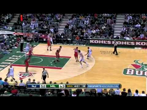 New Jersey vs Milwaukee NBA Highlights 01/29/11