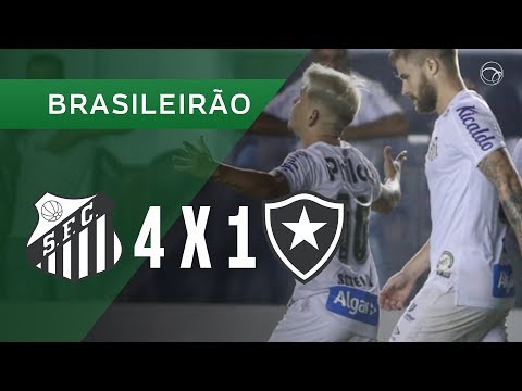 Santos 4-1 Botafogo (Campeonato Brasileiro 2019) (...