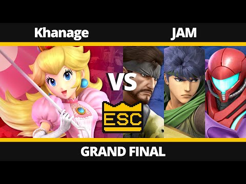 ESC 31 - Grand Final - Khanage (Peach) Vs. JAM (Ike, Snake, Samus) - SSBU Local Tournament