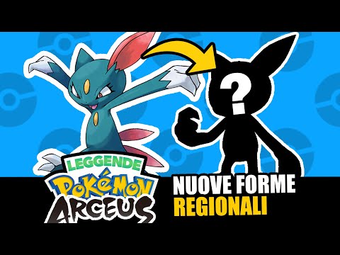 SPOILER: TUTTI i NUOVI POKÉMON e le FORME REGIONALI in LEGGENDE POKÉMON ARCEUS