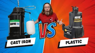 Cast-Iron vs Plastic Sump Pumps: Which Is Best