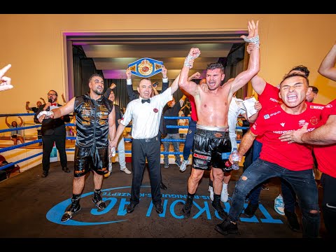 Arnold Gjergjaj WBF-Titelgewinn gegen Bilal Laggoune