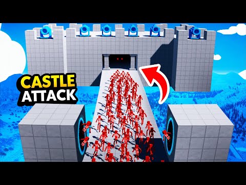 INFINITE RAGDOLL ARMY vs SKY HIGH CASTLE (Fun With Ragdolls: The Game Funny Gameplay)