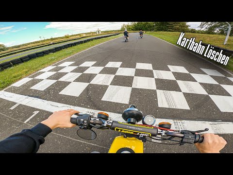 SIMSON auf der KARTBAHN LÖSCHEN | Simson Motovlog