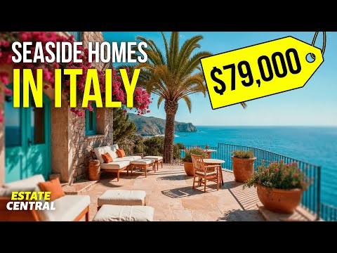 Amazing SEASIDE Homes in ITALY under $100,000