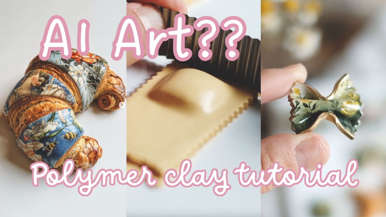 Turning AI Art to Real Life - How to make Polymer Clay Miniature Food