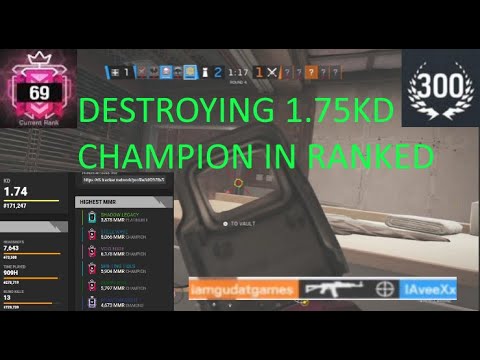 How a level 300 PS4 PLAT **DESTROYS** 1.75 KD **CHAMPION** in Ranked