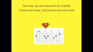 One Call Away for Ukulele (Play Along with Chords) Key of C