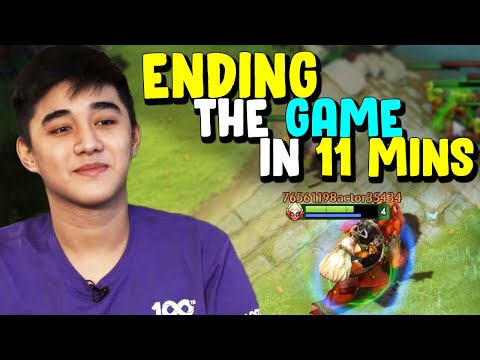 ABED Snapfire died 2x in Mid Lane and Make Enemy Abandon the Match in just 11 Minutes Mark DOTA 2