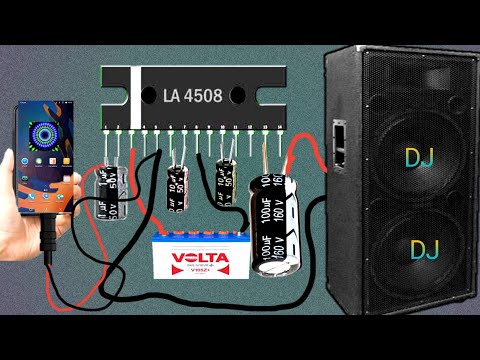 la4508 IC Amplifier Circuit - DC 12v