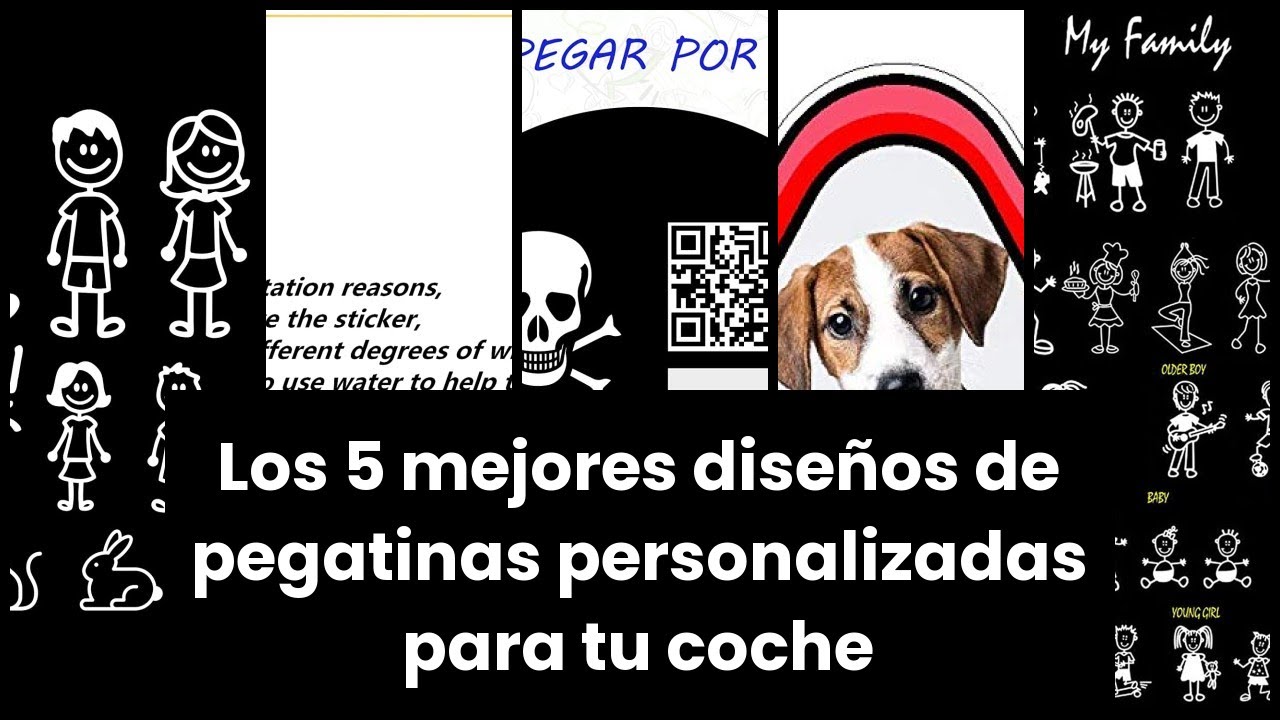 【PEGATINAS PERSONALIZADAS COCHE】Los 5 mejores diseños de pegatinas personalizadas para tu coche