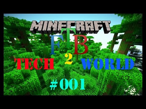 [GER] Minecraft FTB Tech World 2 #01 - Aller Anfang ist schwer