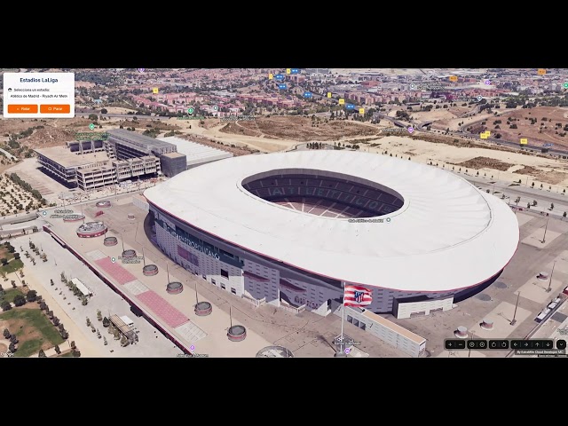 Vídeo relacionado con MOCIWORLD - Atlético de Madrid Bloc de Notas + Escultura en 3D del Estadio Riyadh Air Metropolitano. Descubre el Monumento a Medida Que arrancas Hojas