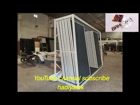 Mild steel wall tile display stand, for showroom