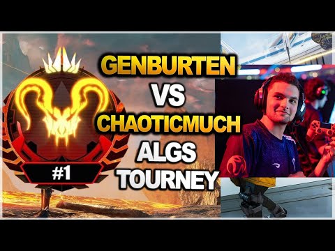DZ Genburten ( ALGS CHAMP )  VS chaoticmuch ( OLD RANK 1 ) in ALGS TOURNAMENT!!