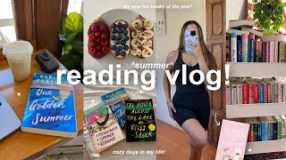 VLOG!☕️ cozy & productive summer days, coffee shops, new fav books, clothing haul & cooking!