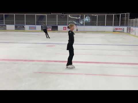 Learn to Skate USA: backward two foot glide Basic 2