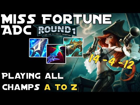MISS FORTUNE ADC vs JHIN! (and BRAND vs VEX support)- Season 12 - League of Legends - Round 1