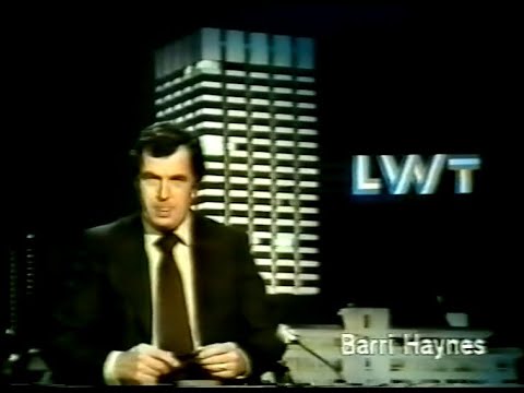 LWT closedown, Barri Haynes, late 1970s Saturday night