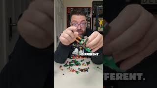 LEGO Advent Day 13! 🎄 Attaching the first section to the tree.