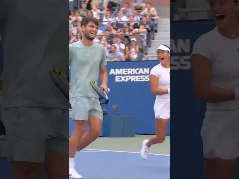 Alcaraz RESCUES Raducanu! 😱