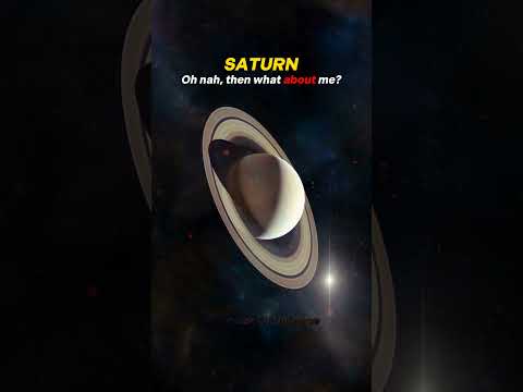 Jupiter tried to destroy Earth, but Saturn saved us ☠️🌌 #Space #Earth #Sun