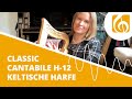 Classic Cantabile H-12 WN Keltische Harfe 12 Saiten thumbnail 11