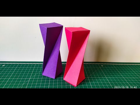twisted rectangular prism || DIY