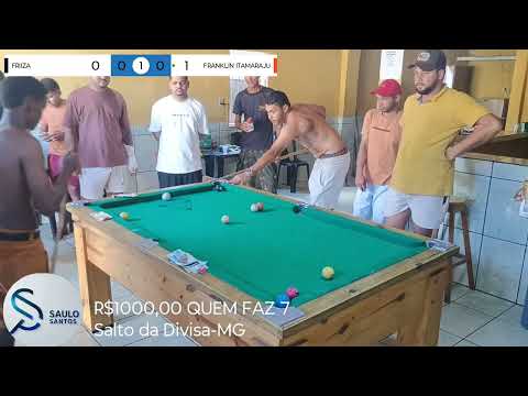 SINUCA AO VIVO SALTO DA DIVISA-MG