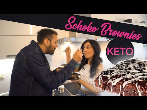 Keto Schoko Brownies - Naschen ohne Reue