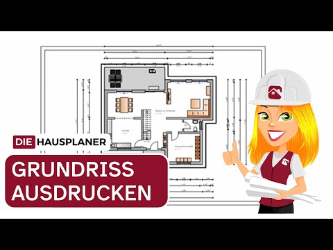 Einen Grundriss korrekt ausdrucken im 3D HAUSPLANER