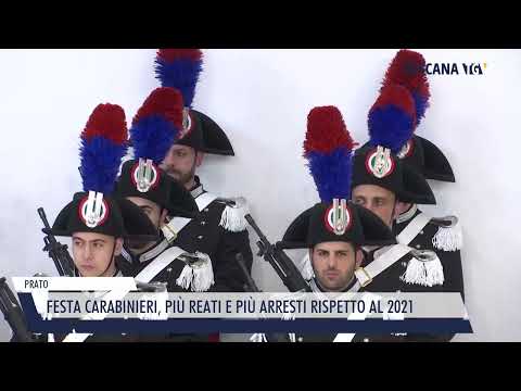 2023-06-06 PRATO - FESTA CARABINIERI, PIÙ REATI E PIÙ ARRESTI RISPETTO AL 2021