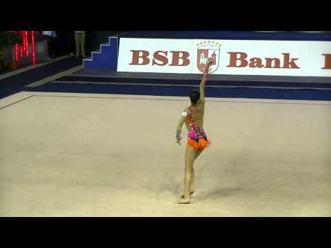 Hayakawa Sakura (JPN) ribbon  Qual Cup of World 2014 Minsk