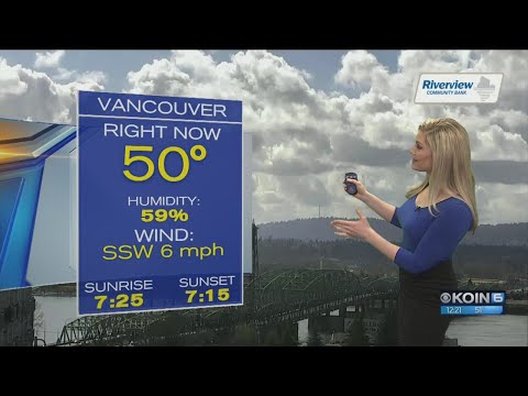 Noon Wednesday Forecast KOIN 6 News March 14, 2018