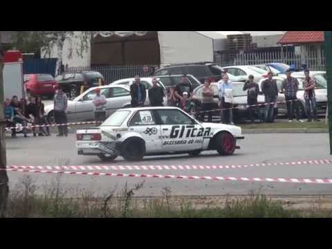 Zięba Michał / Bundyra Arkadiusz - BMW E30 V8 - kjs XIV Rajd Mielecki Targum 21-09-2014 Mielec