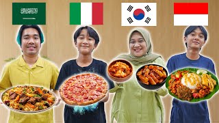 Download lagu MAKAN MAKANAN SESUAI NEGARA YANG TERPILIH - Keluarga Ziyan mp3