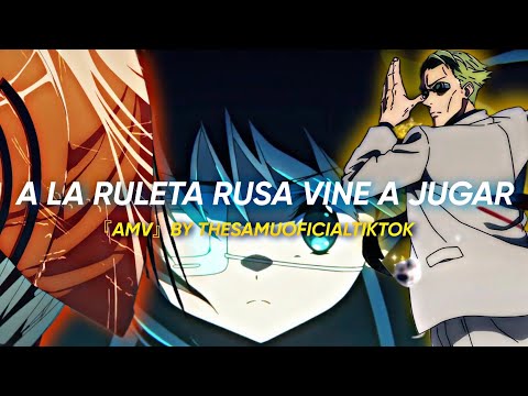 A LA RULETA RUSA VINE A JUGAR - Canción Viral de TikTok (La Locura esta en mí) Santa Flow Remix『AMV』