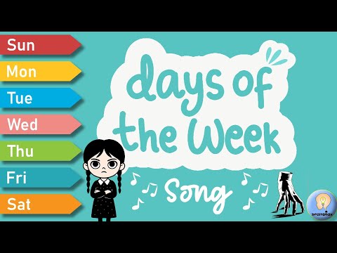 Days of the Week Song 🎵 | To the Tune of The Addams Family