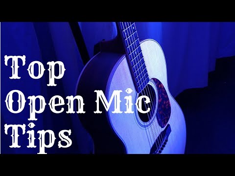 Prepare for an Open Mic Night - Top Tips!
