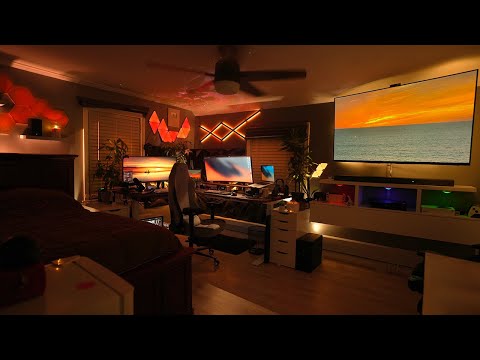 MY DREAM ROOM TOUR + GAMING TV SETUP - EXTREME Upgrades