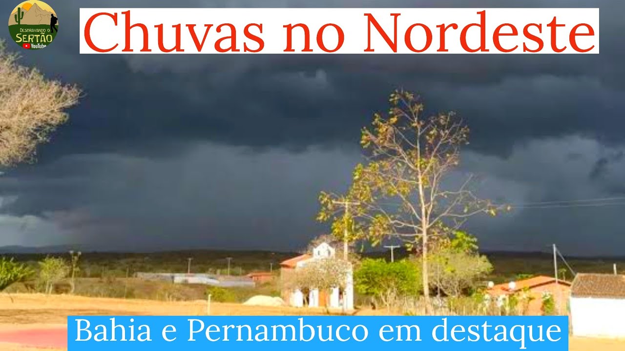 Chuva no Nordeste: Cada vez chegando em mais lugares v114