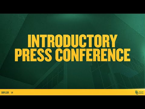 Baylor Athletics: Doug McNamee Introductory Press Conference