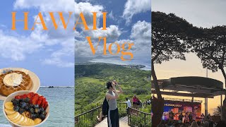 【Trip Vlog】3泊5日ハワイ旅行~part2~ | ダイアモンドヘッド⛰️ | アサイーボウル🫐 | ハワイの海🏝️ | フラダンスショー🪸 | 思い出vlog