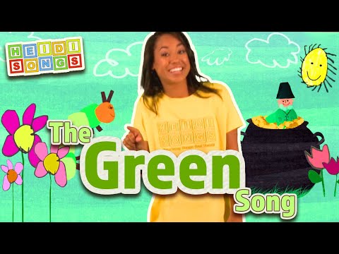 Green Song | Sing & Spell the Sight Words | Learning Songs for Kids | Preschool & Kindergarten